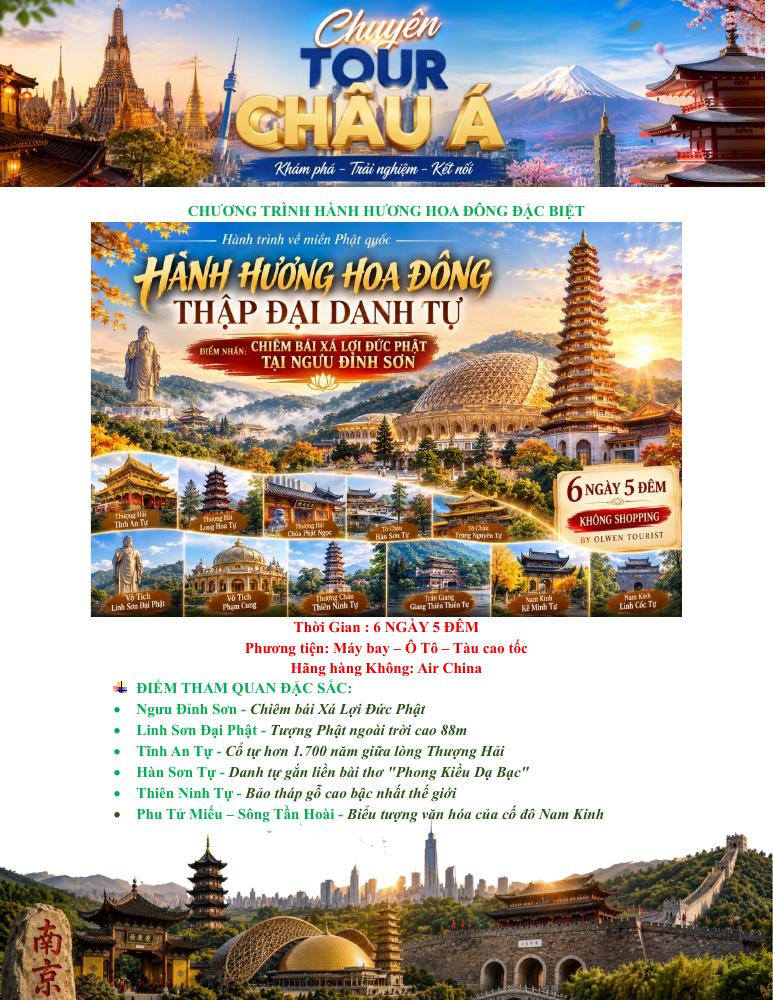 Hành hương Hoa Đông – Thập Đại Danh Tự